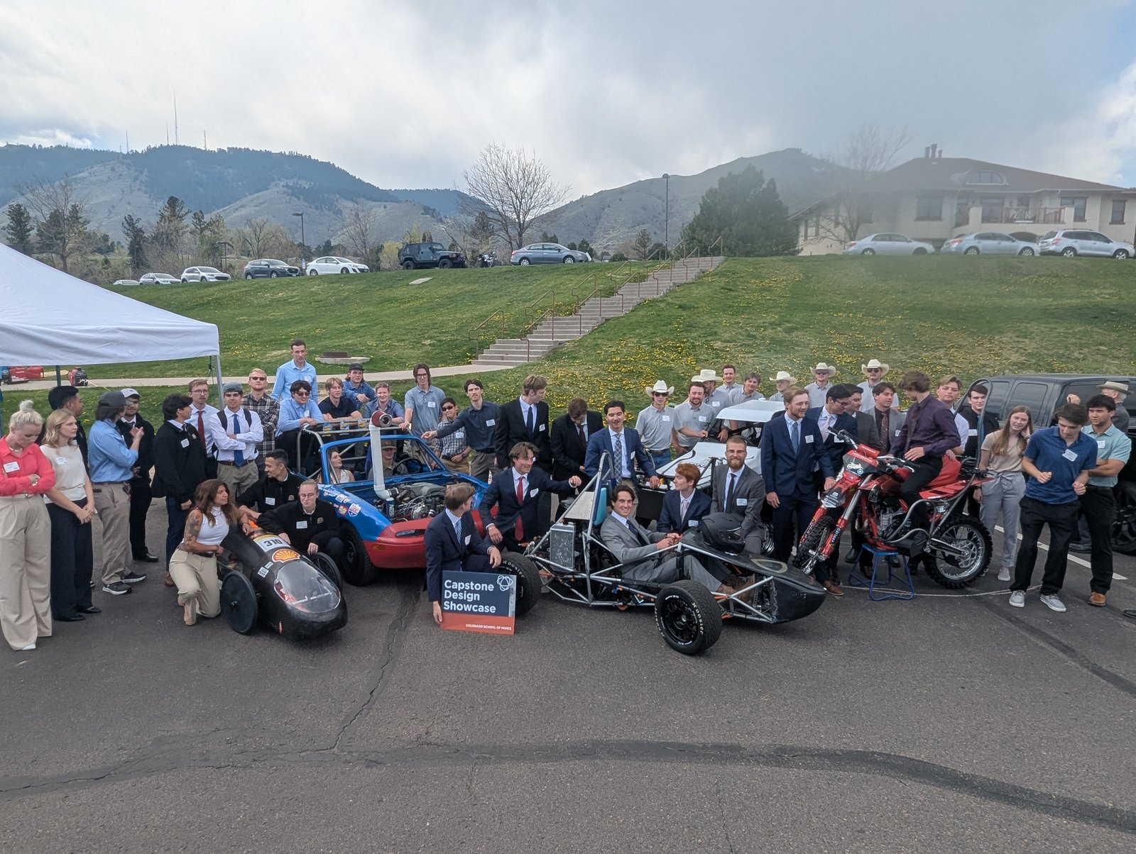 Automotive capstone projects at end-of-semester showcase