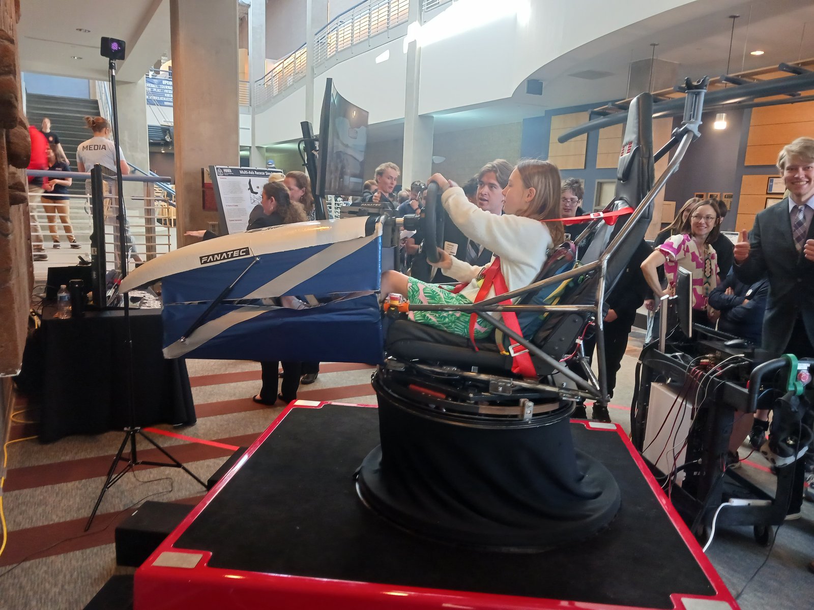 Multiaxis driving simulator capstone build