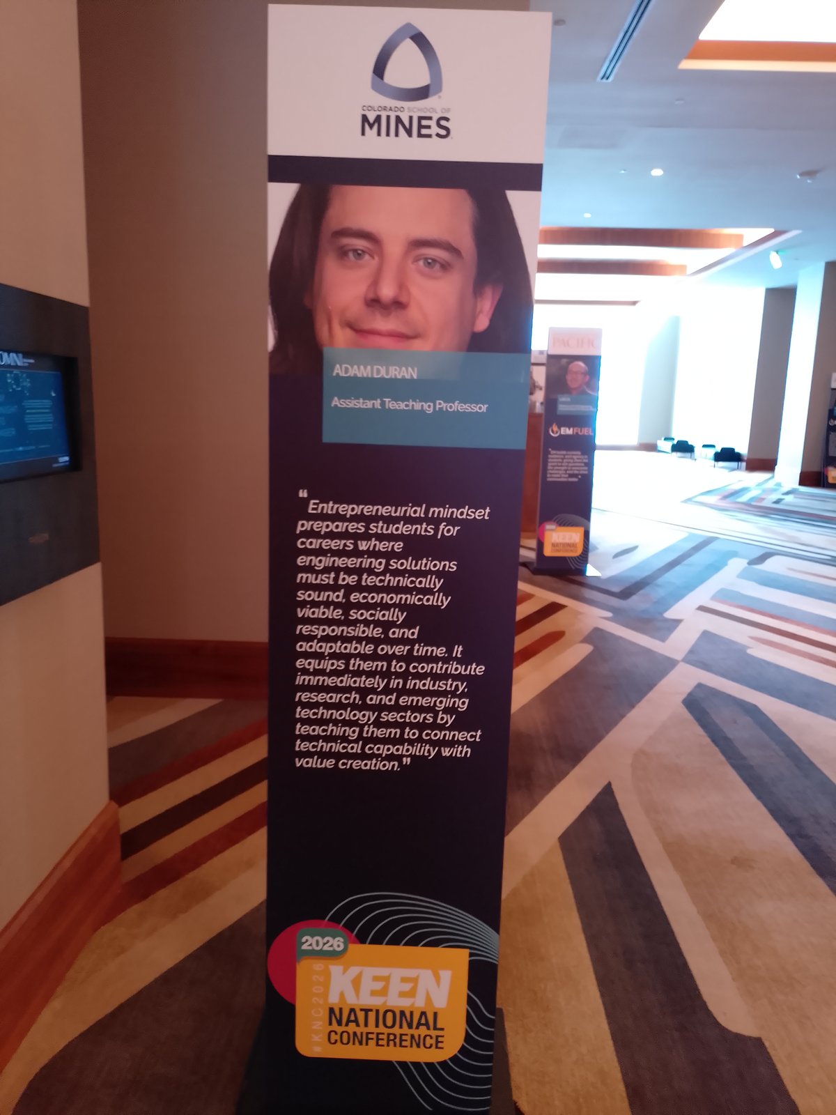 Adam at the KEEN National Conference 2026